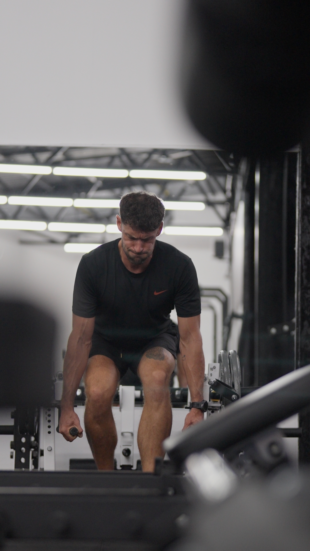 Scott training in the gym